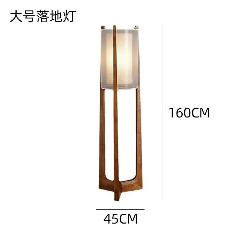 Lampada da Terra Giapponese Quinn - Eleganza e Raffinatezza per Ogni Ambiente