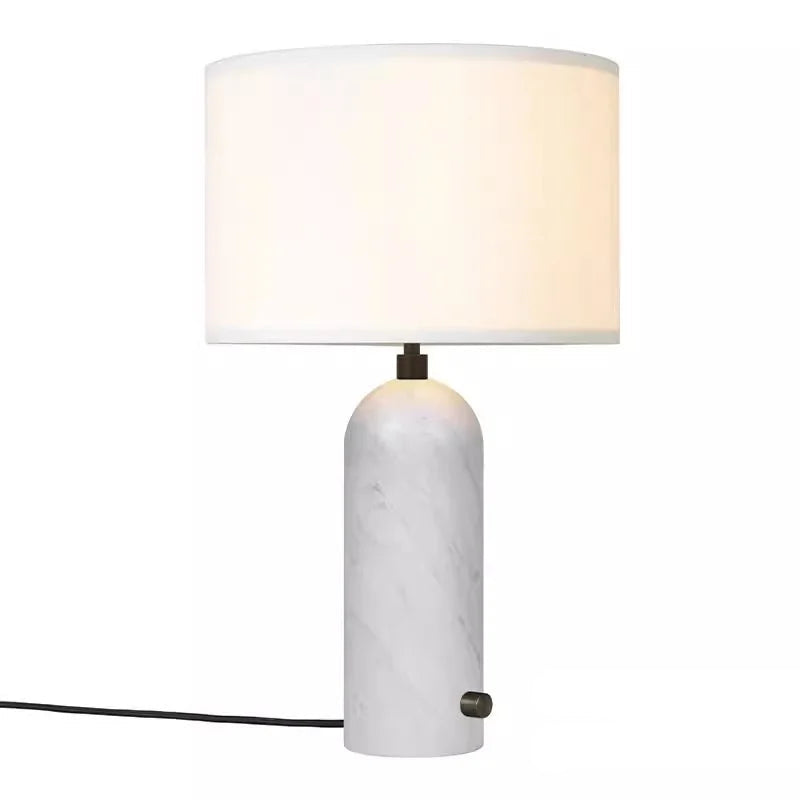 Lampada da Tavolo in Marmo Nordico - Eleganza Minimalista per Hotel e Casa
