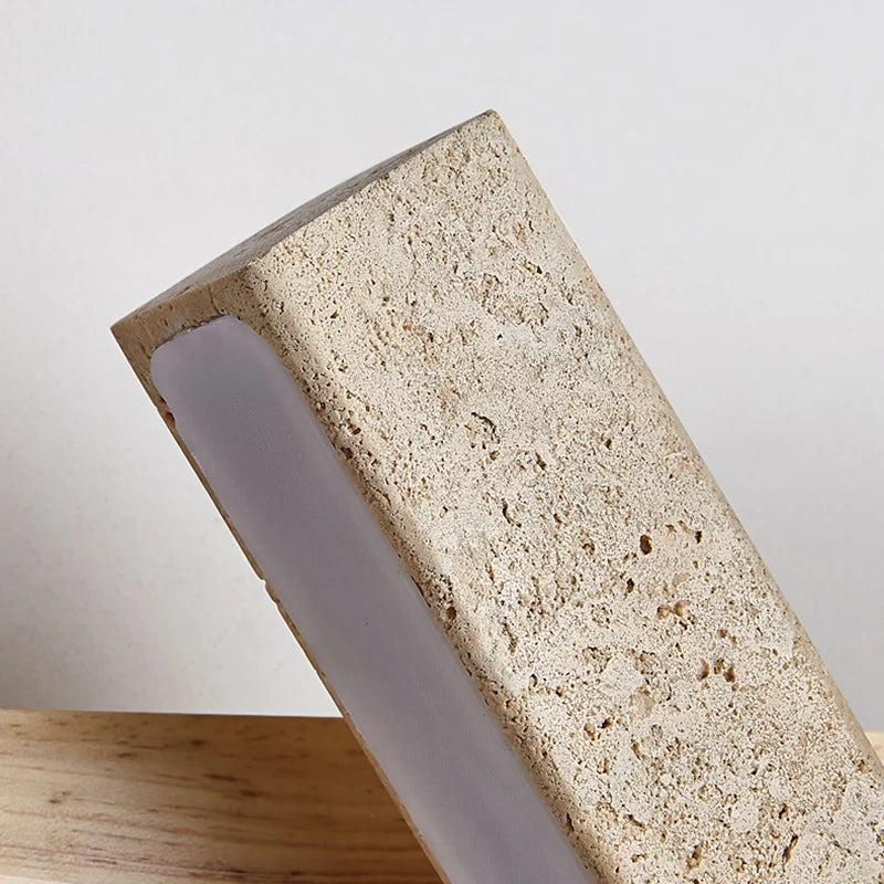 Applique da Parete in Pietra Naturale e Legno - Eleganza e Raffinatezza per Ogni Ambiente