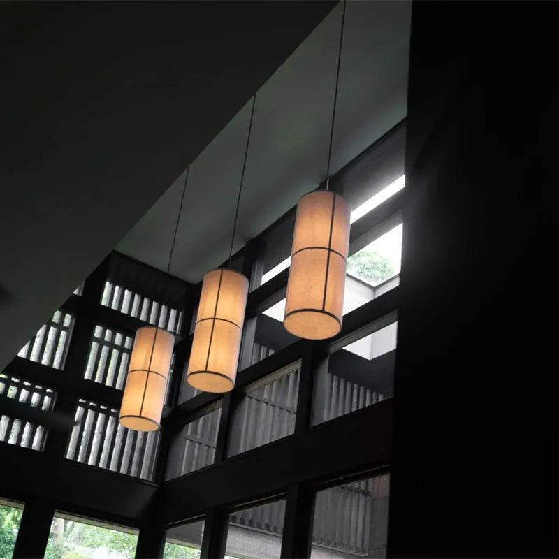 Lampada a Sospensione Hashira: Design Giapponese Minimalista per la Tua Casa