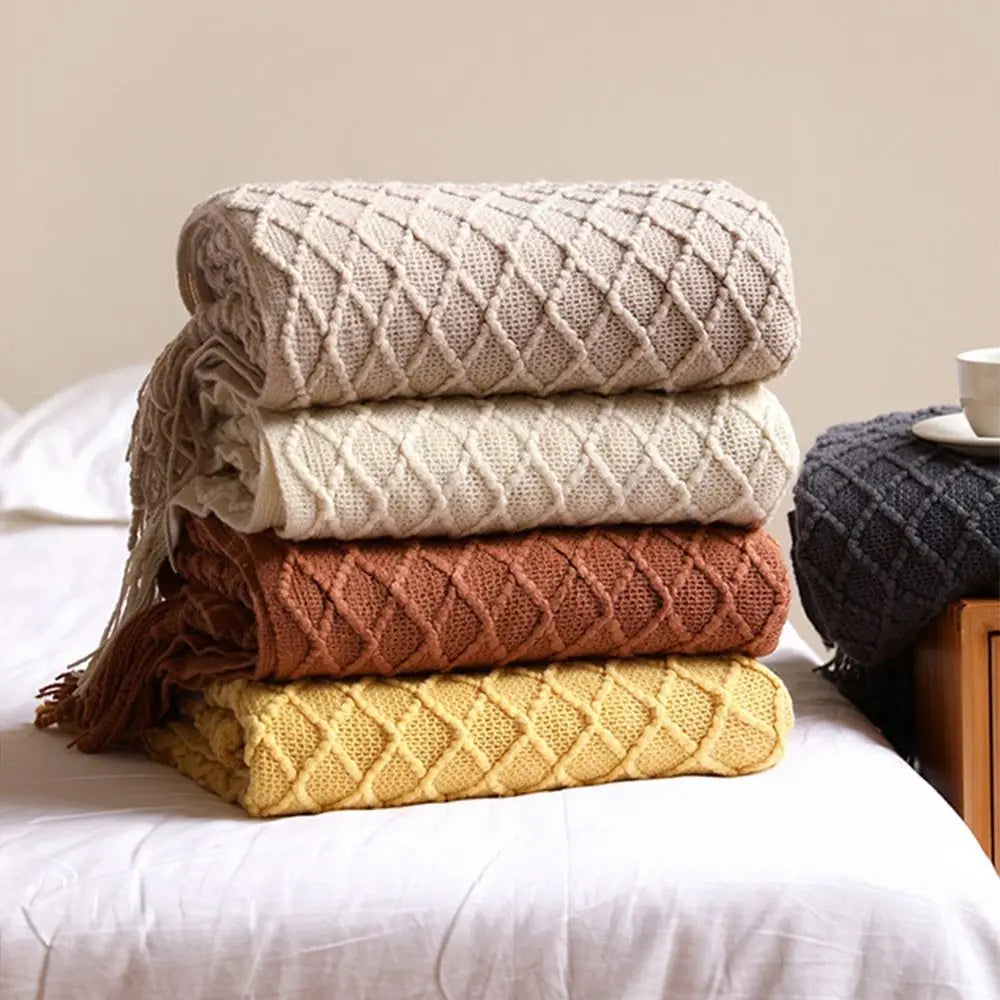 Coperta in Cotone Jacquard: Calore e Stile per la Tua Casa