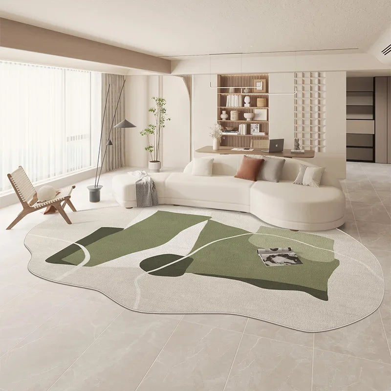 Tappeto Verde Irregolare - Eleganza e Comfort per la Tua Casa
