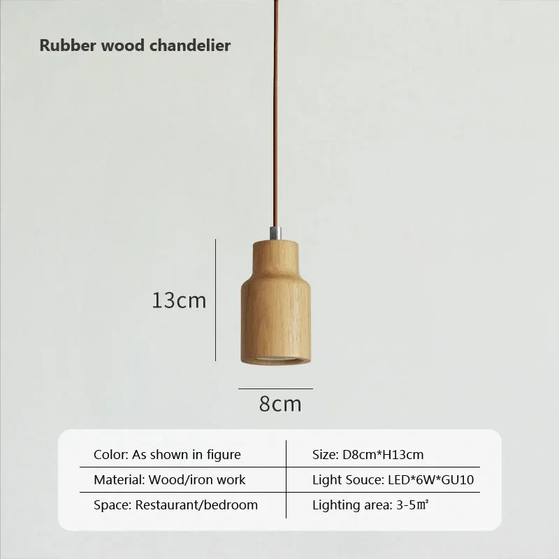 Lampada a Sospensione Nordica in Legno - Eleganza e Raffinatezza per Ogni Ambiente