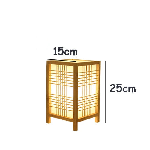 Lampada da Comodino Zen in Bambù - Eleganza e Serenità per Ogni Ambiente