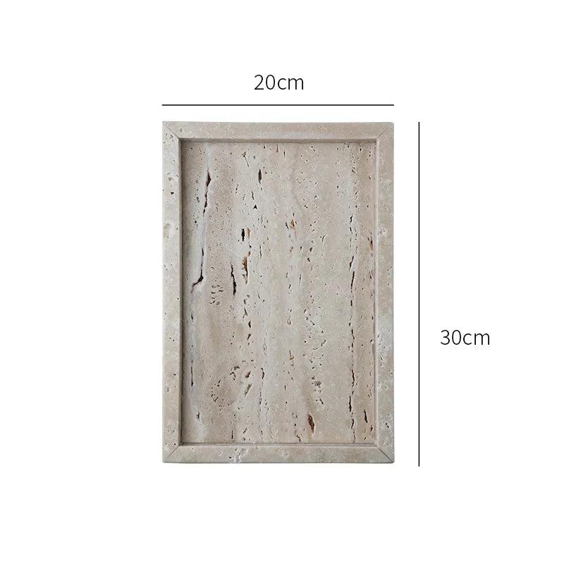 Vassoio Retro in Stile Wabi-Sabi - Eleganza Naturale per Ogni Ambiente