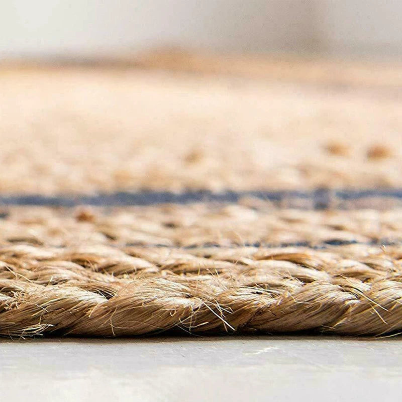 Tappeto in Juta Intrecciato a Mano - Eleganza Naturale per Ogni Stanza