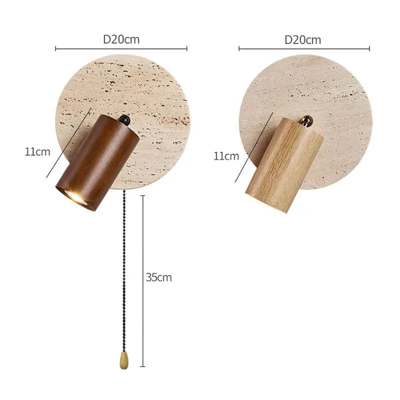Lampada da Parete Wabi-Sabi - Eleganza Minimalista per la Tua Casa