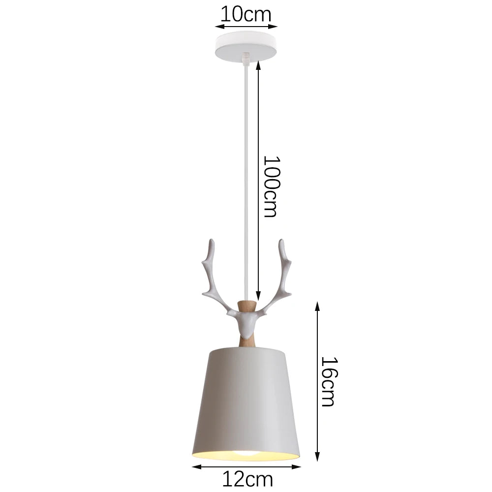 Eleganza Funzionale con Lampada a Sospensione in Stile Nordico