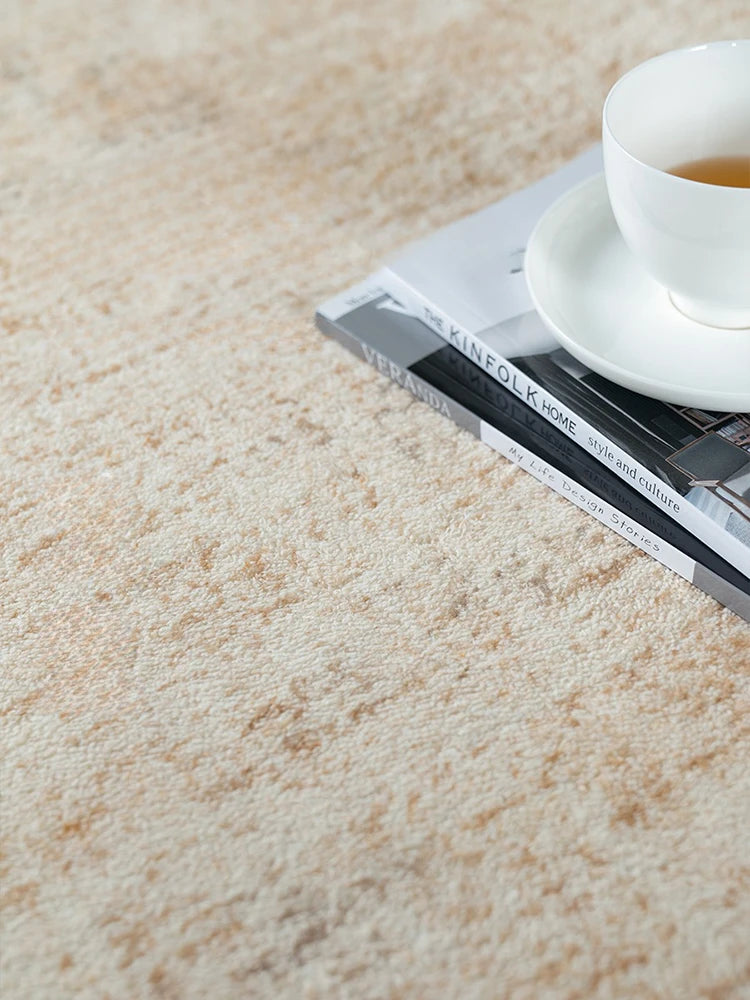 Tappeto Geometrico Crema e Marrone - Eleganza e Comfort per Ogni Stanza