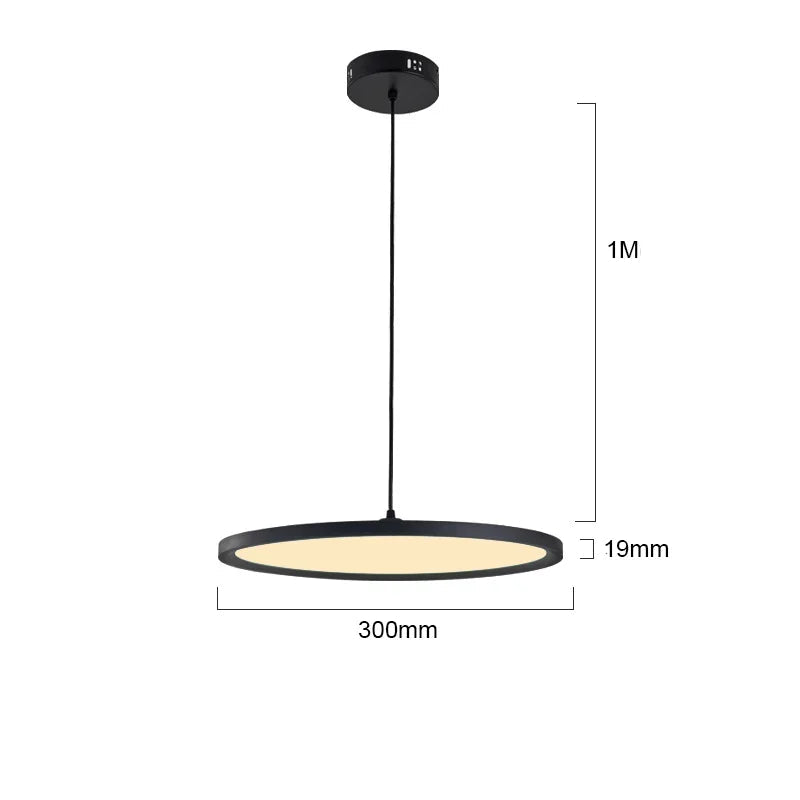 Lampada a Sospensione Nordica in Alluminio - Eleganza Minimalista per Ogni Ambiente