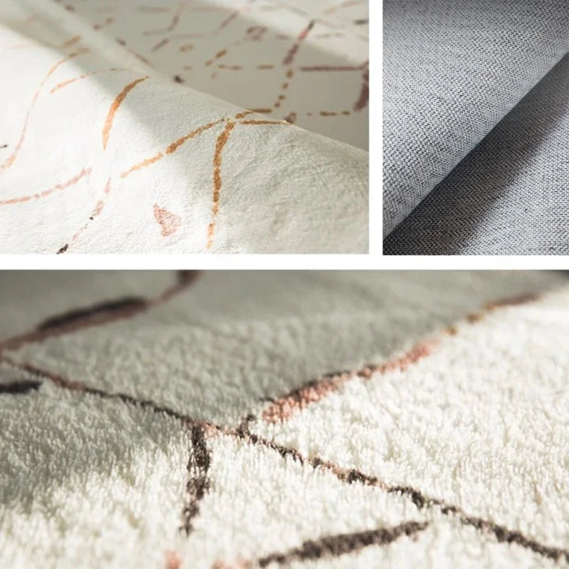 Tappeto Geometrico Verde - Eleganza e Comfort per il Tuo Soggiorno