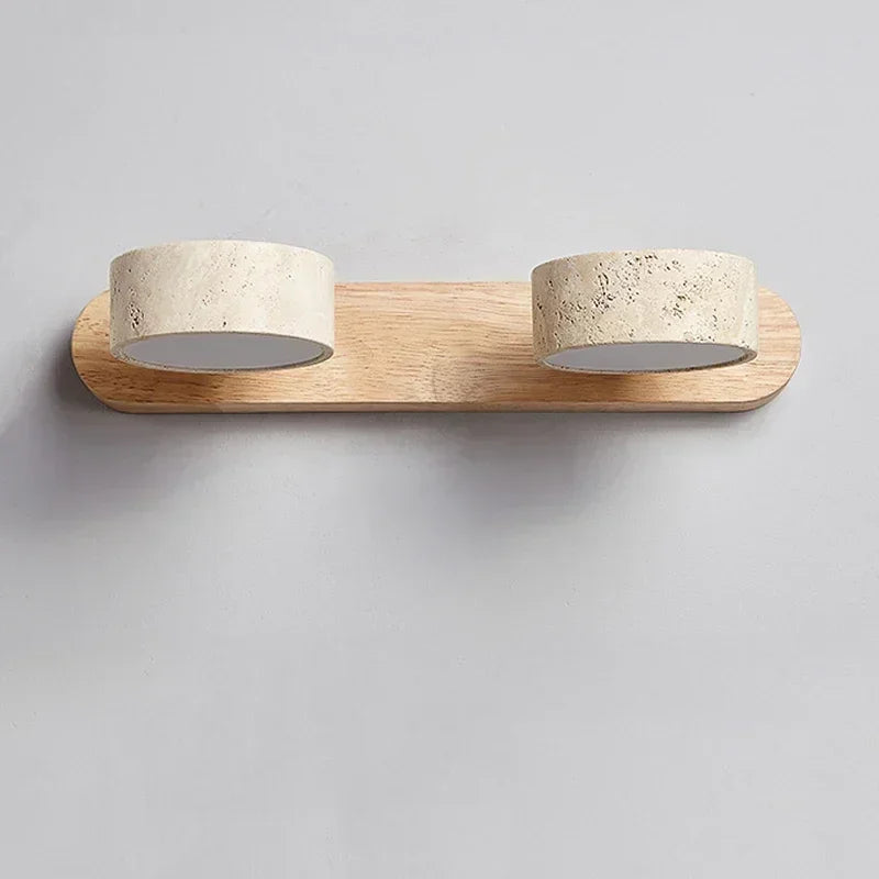 Lampada da Parete LED Rotonda Wabi-Sabi - Eleganza Giapponese per Ogni Ambiente