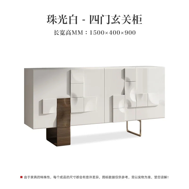 Armadio Decorativo Minimalista - Eleganza Italiana per il Tuo Soggiorno