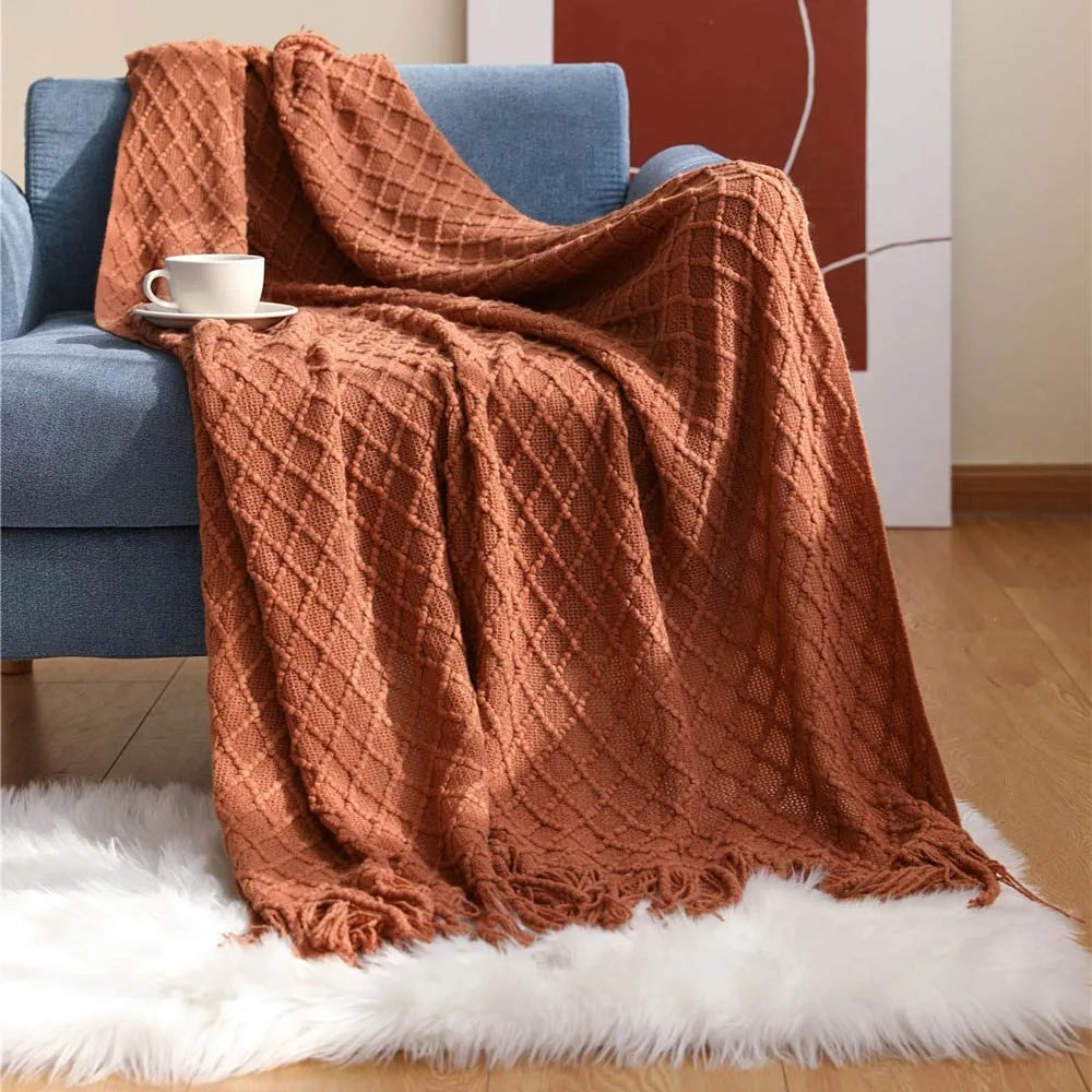 Coperta in Cotone Jacquard: Calore e Stile per la Tua Casa