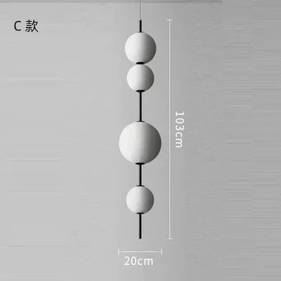 Lampadario a Sospensione a Sfere in Vetro - Eleganza Contemporanea per la Tua Casa