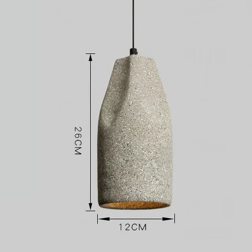 Lampada a Sospensione in Cemento Industriale - Eleganza e Raffinatezza per Ogni Ambiente