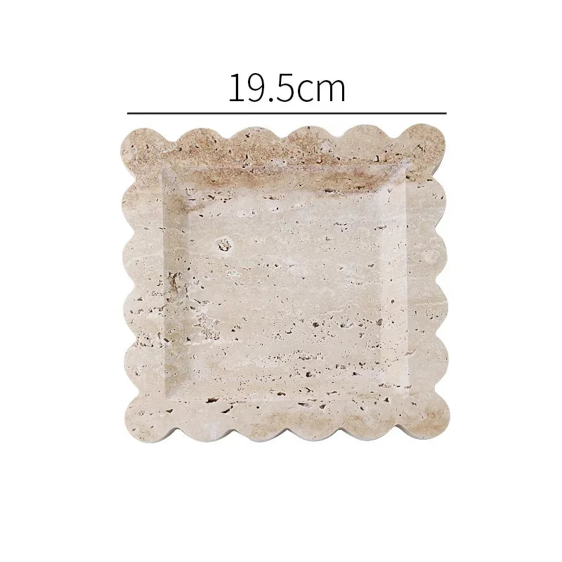 Vassoio Retro in Stile Wabi-Sabi - Eleganza Naturale per Ogni Ambiente
