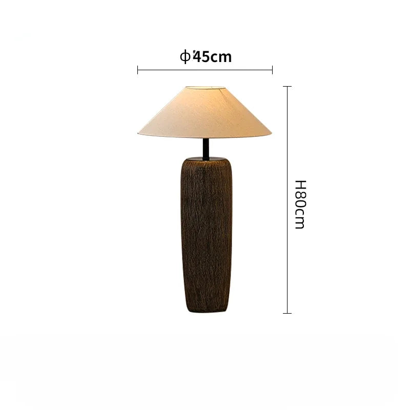 Lampada da Terra Giapponese Wabi-Sabi - Eleganza e Armonia per Ogni Ambiente