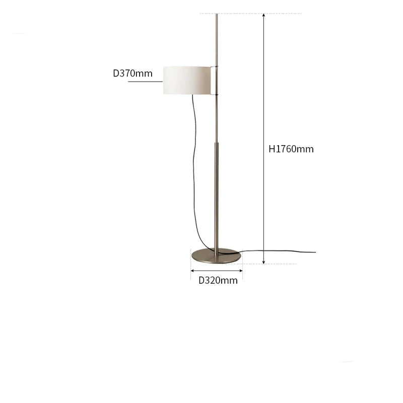 Eleganza Minimalista con una Lampada da Terra in Stile Wabi-Sabi