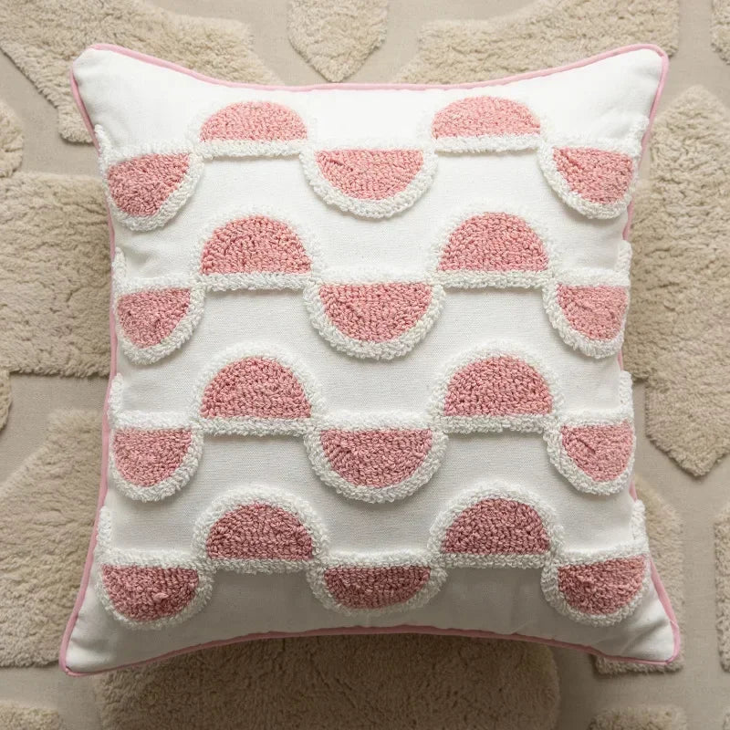 Federa per Cuscino Trapuntata Rosa - Eleganza e Comfort per Ogni Ambiente