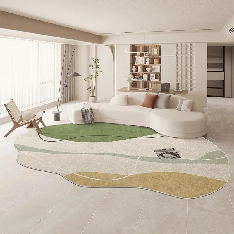 Tappeto Verde Irregolare - Eleganza e Comfort per la Tua Casa