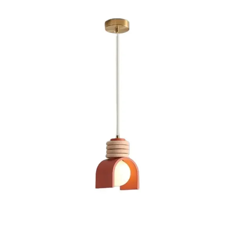 Lampada a Sospensione LED in Resina – Design Creativo e Illuminazione Regolabile