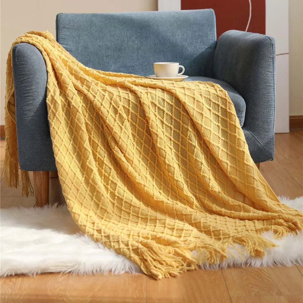 Coperta in Cotone Jacquard: Calore e Stile per la Tua Casa