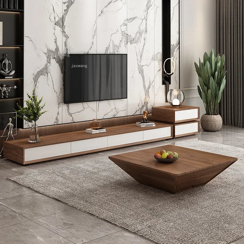 Tavolino Quadrato Nordico Moderno - Design Minimalista per Soggiorno, Hotel e Appartamenti