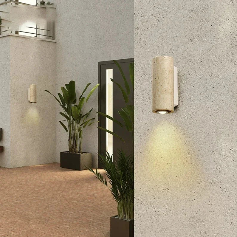 Lampada a Sospensione Wabi-Sabi in Travertino – Design Moderno e Naturale