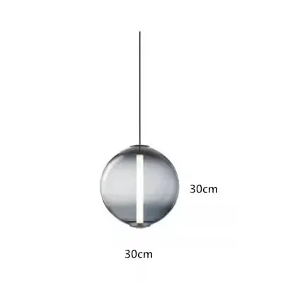 Pure Nordic Glow - Lampadario Sospeso in Vetro Minimalista