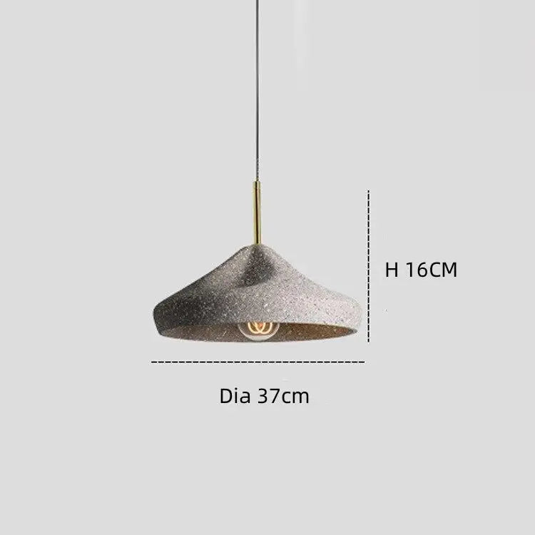 Lampada a Sospensione in Cemento Industriale - Eleganza e Raffinatezza per Ogni Ambiente