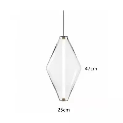 Pure Nordic Glow - Lampadario Sospeso in Vetro Minimalista