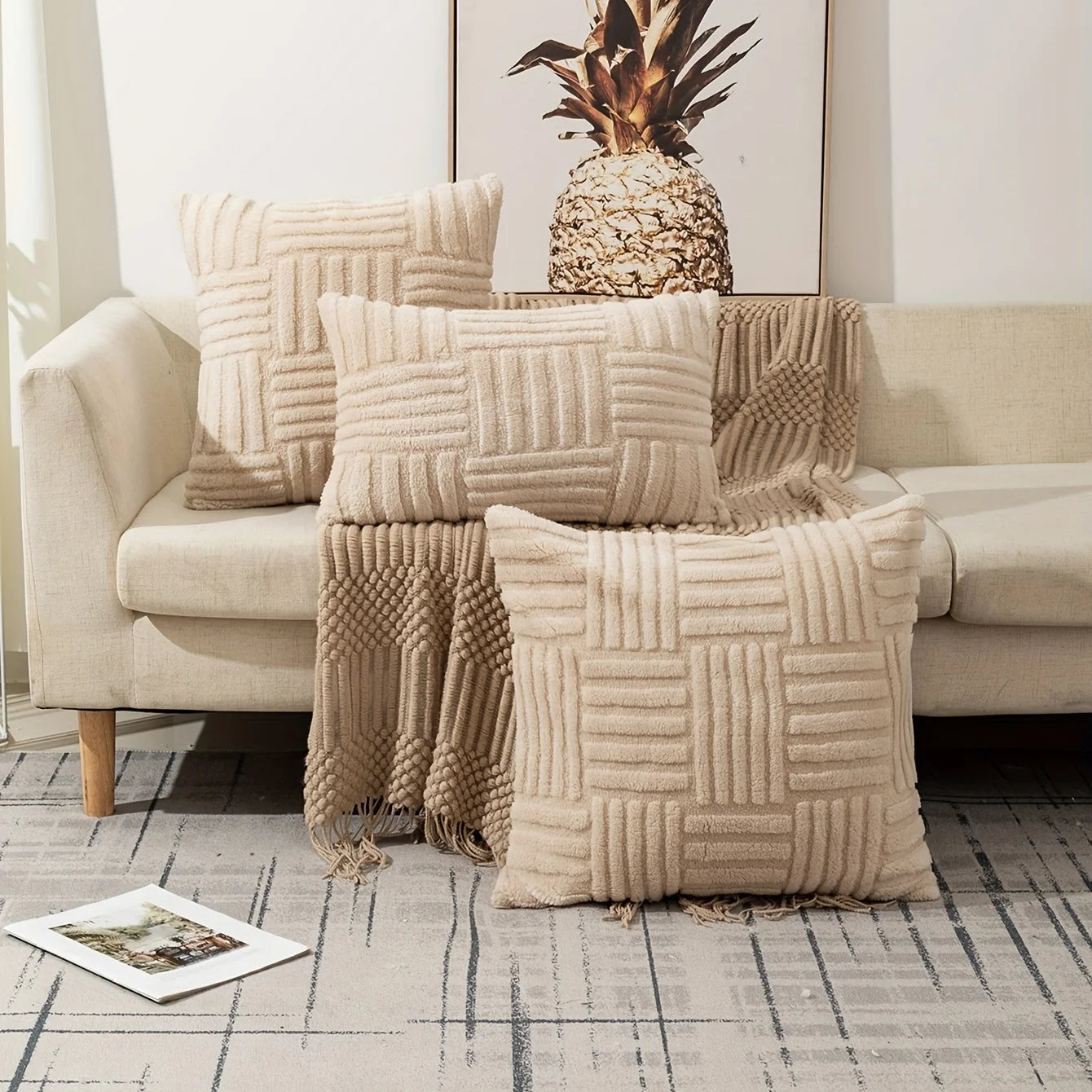 Federa per Cuscino in Peluche - Eleganza e Comfort per Ogni Ambiente
