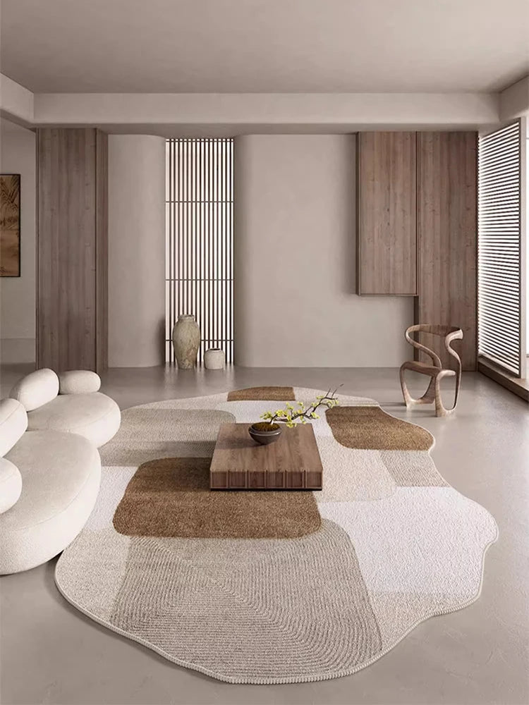 Tappeto Irregolare Geometrico - Eleganza e Comfort per Ogni Stanza