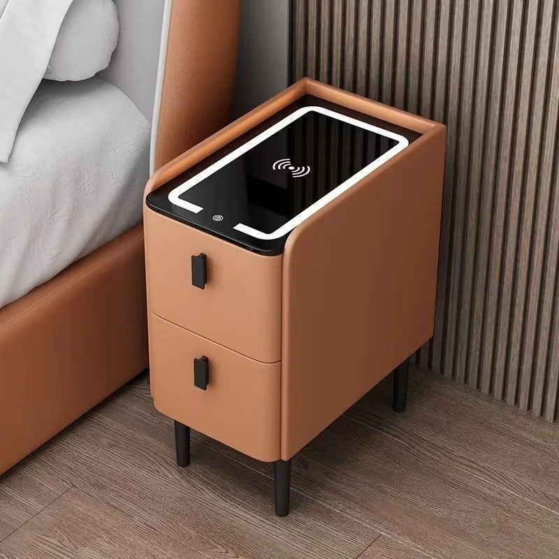 Comodino Intelligente Nordico - Eleganza e Funzionalità per la Tua Camera da Letto