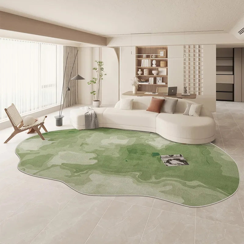 Tappeto Verde Irregolare - Eleganza e Comfort per la Tua Casa