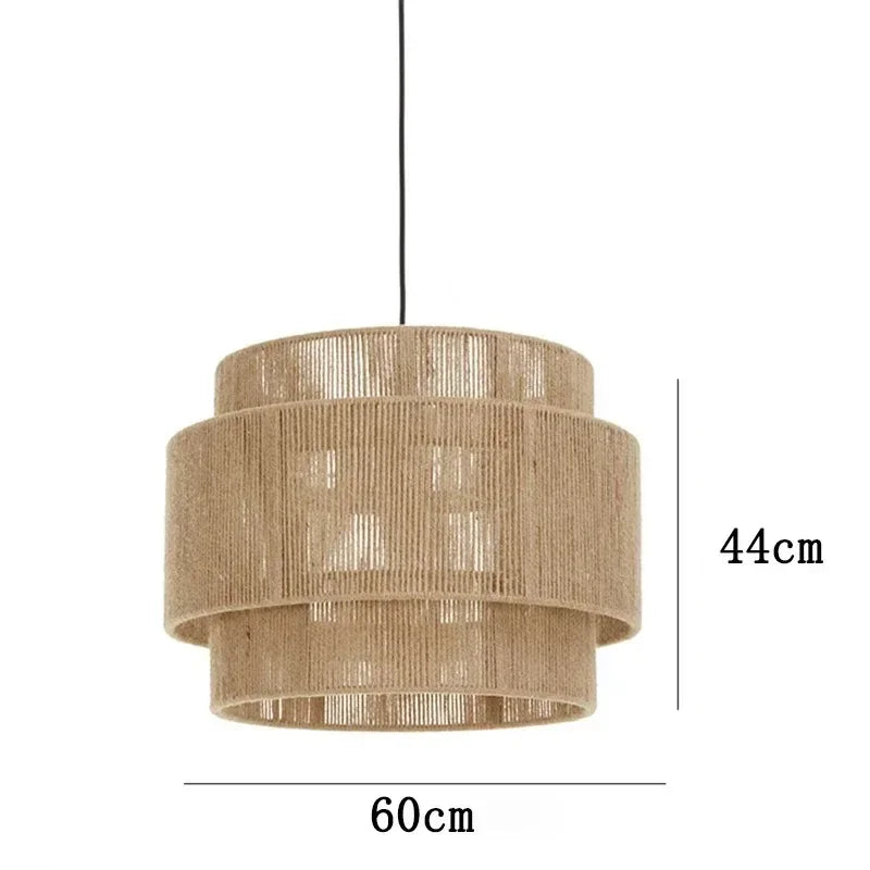 Applique da Parete Mori in Corde di Canapa – Stile Giapponese e Design Minimalista