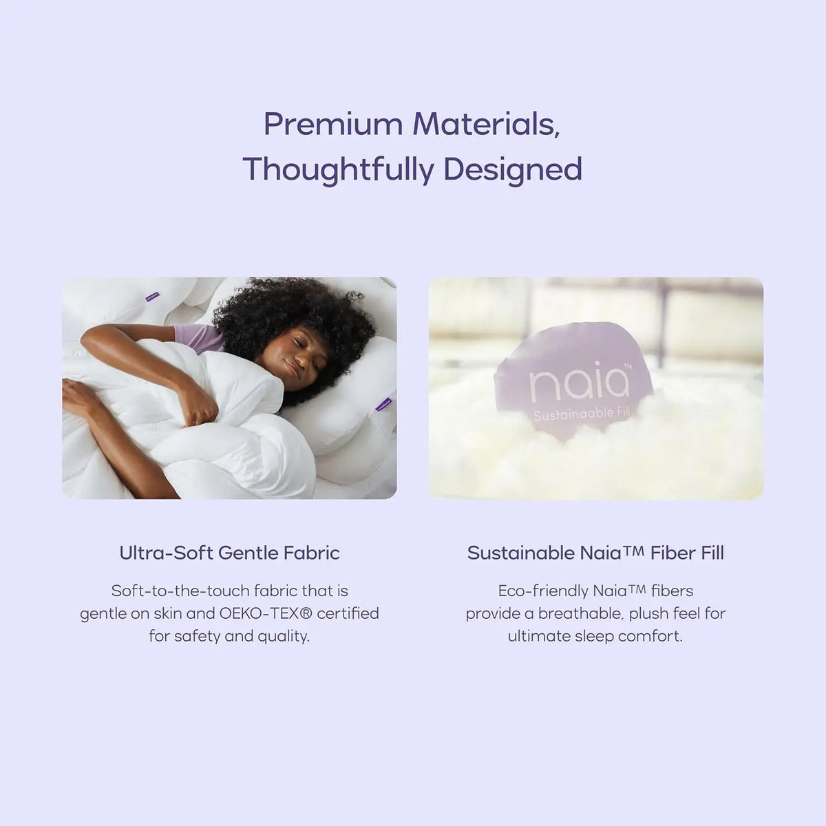 Marshmellow Comforter, Oeko-TEX Fabric (Gray, King/Cali King)