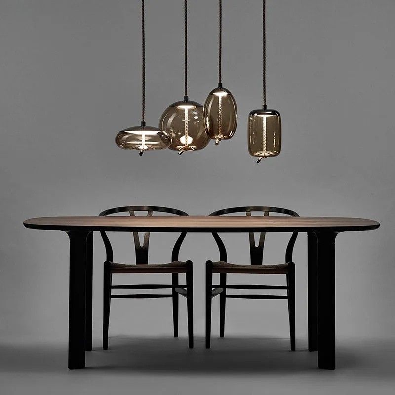 Lampada a Sospensione Nordic LED in Vetro – Design Moderno e Illuminazione Elegante