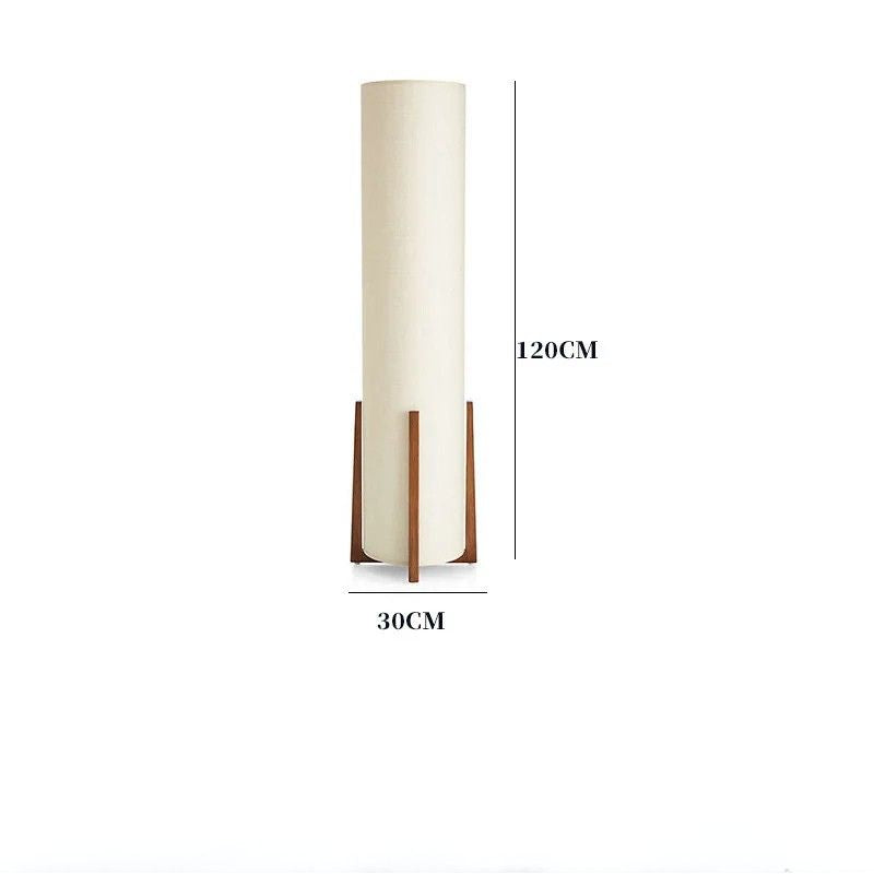 Lampada da Terra Nordica in Tessuto - Eleganza e Funzionalità per Ogni Ambiente
