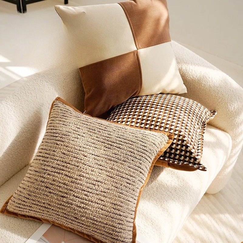 Fodera per Cuscino Retro Francese Maillard - Eleganza e Lusso per Ogni Ambiente