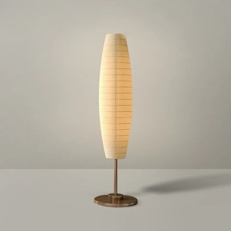 Lampada da Terra Zen in Legno Massello - Eleganza e Serenità per Ogni Ambiente
