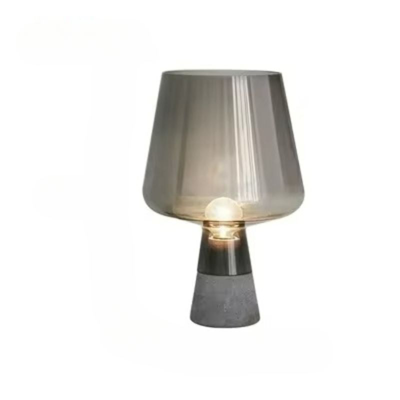 Lampada da Terra Nordica con Palloncino in Vetro: Design Moderno e Funzionalità