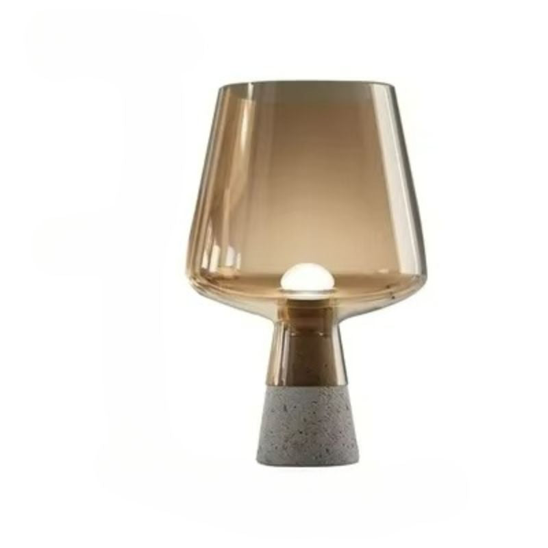 Lampada da Terra Nordica con Palloncino in Vetro: Design Moderno e Funzionalità