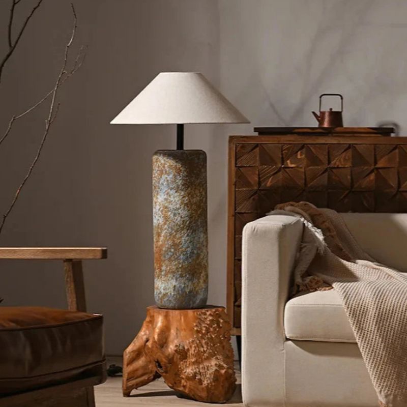 Lampada da Terra Vintage Giapponese - Eleganza senza Tempo per Ogni Ambiente