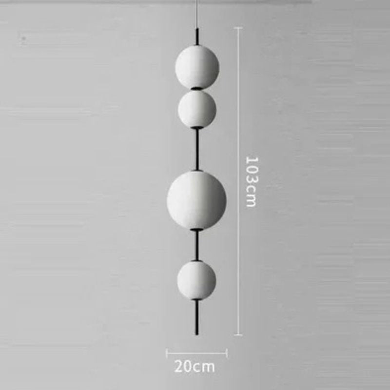 Lampadario a Sospensione a Sfere in Vetro - Eleganza Contemporanea per la Tua Casa