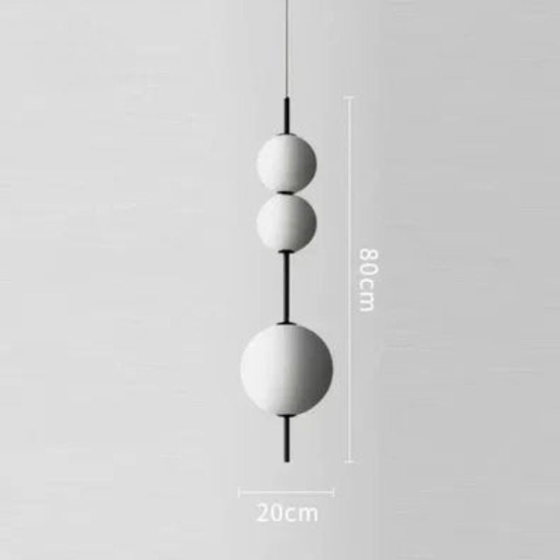 Lampadario a Sospensione a Sfere in Vetro - Eleganza Contemporanea per la Tua Casa