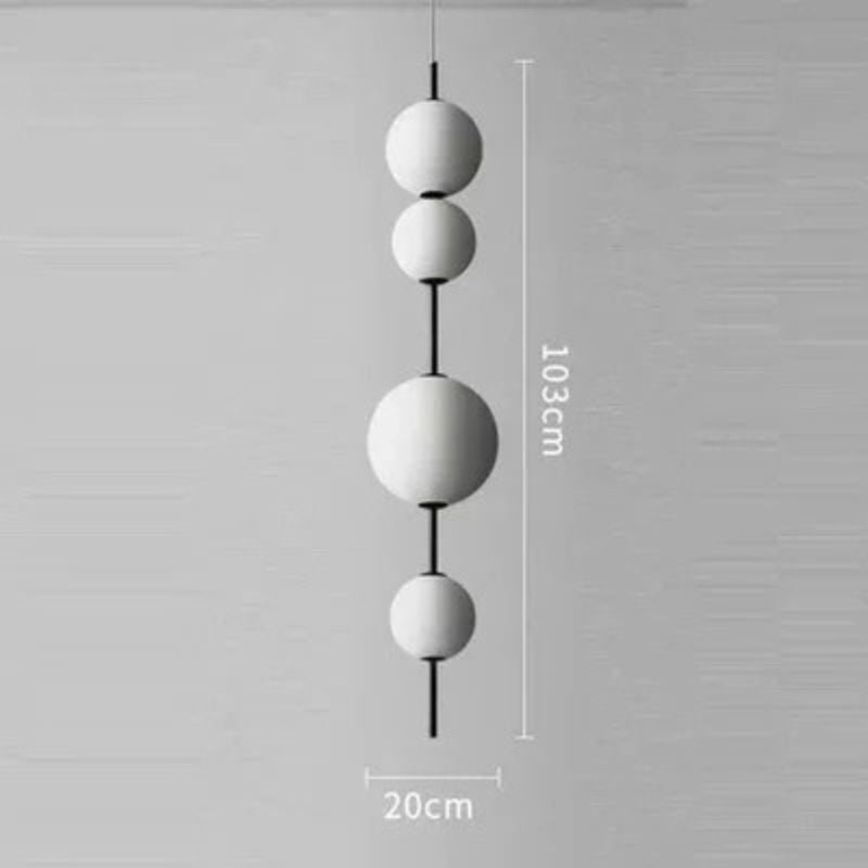Lampadario a Sospensione a Sfere in Vetro - Eleganza Contemporanea per la Tua Casa