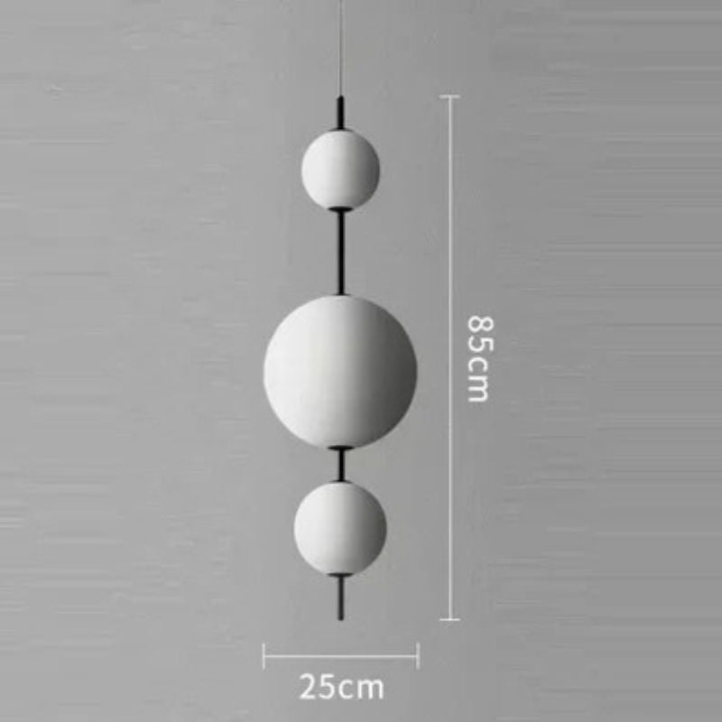 Lampadario a Sospensione a Sfere in Vetro - Eleganza Contemporanea per la Tua Casa