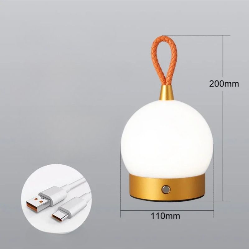 Mini Lampada da Scrivania a LED - Eleganza Portatile e Funzionalità Versatile